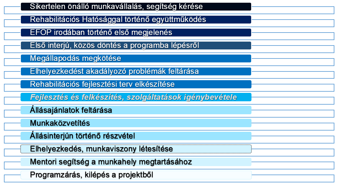 programbalépésfolyamata